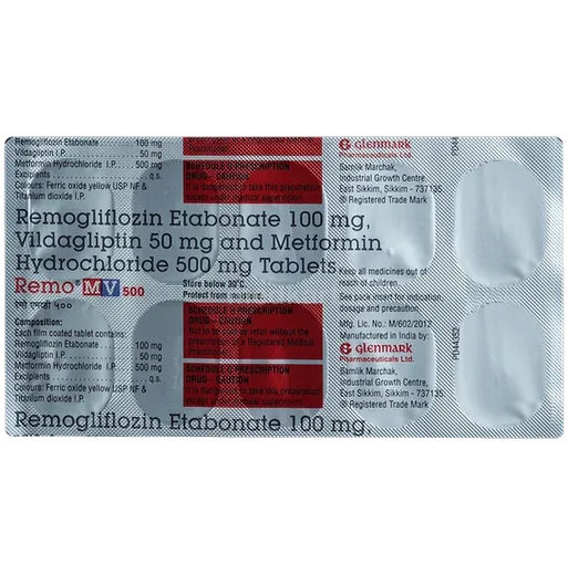 remo mv 500mg tablet 10's